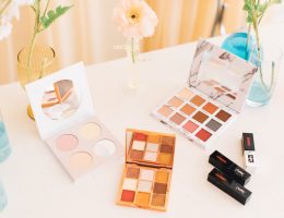 assorted eye shadow and blusher palette